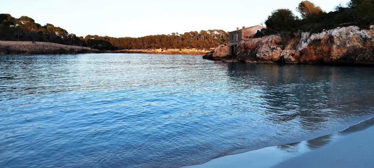 Villa Sanchez In Strandnahe Mit Pool, Jacuzzi, Klima, Wifi, Gas Bbq Santanyi Bagian luar foto